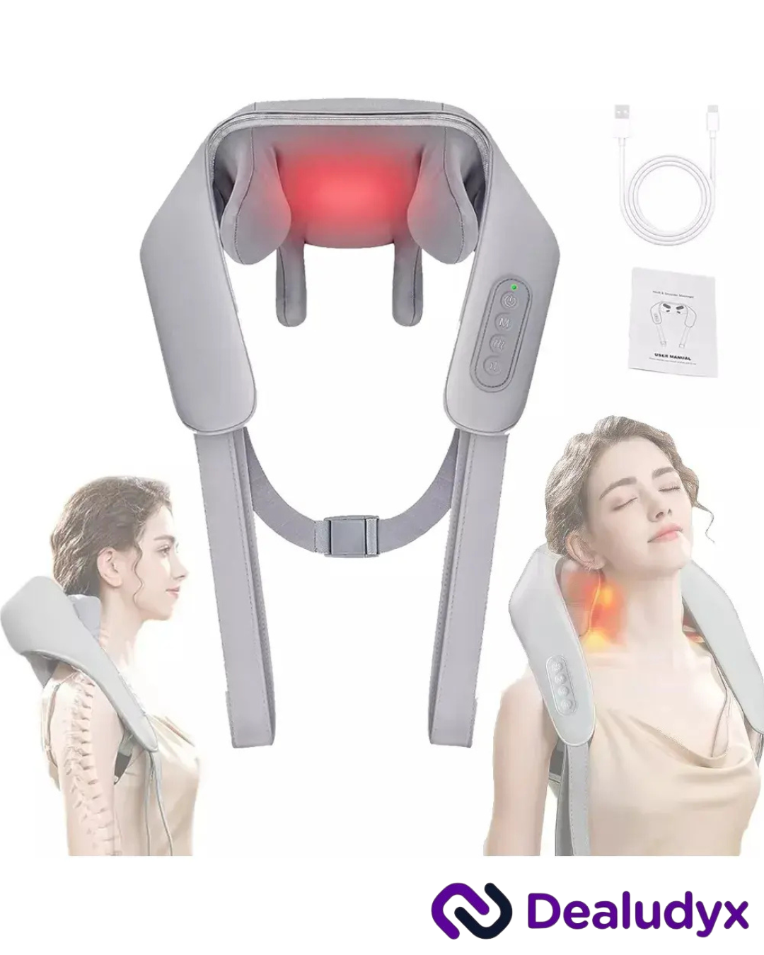 Masajeador con Terapia de Calor Inalámbrico