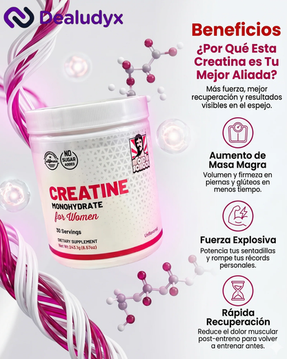 Creatina Monohidratada para Mujeres
