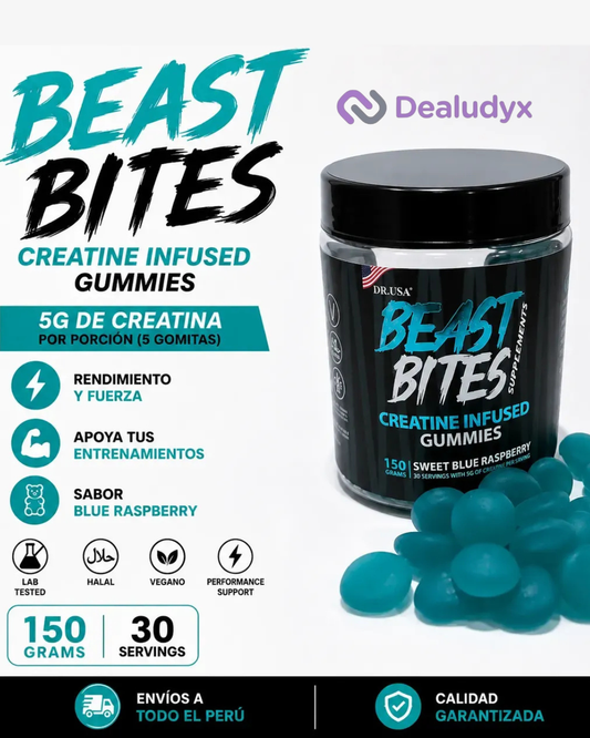 Gomitas de Creatina Monohidratada Beast Bites