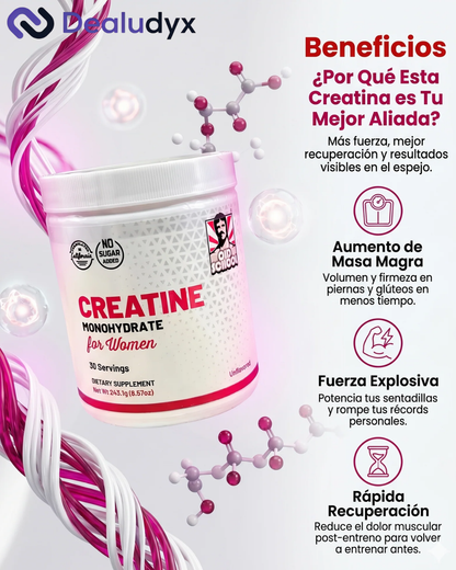 Creatina Monohidratada para Mujeres