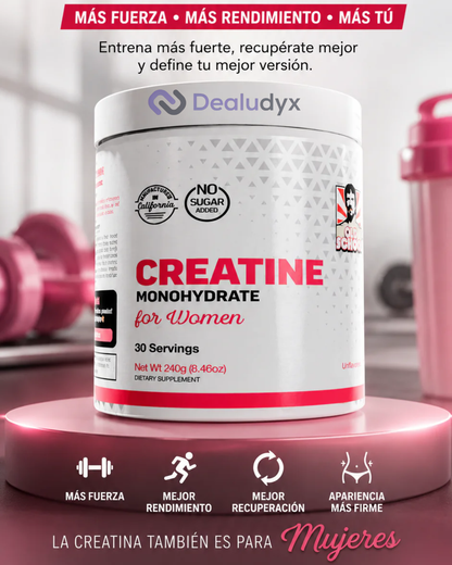 Creatina Monohidratada para Mujeres